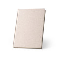 ORGANIC RIGID. A5 notepad with hard cover made from organic elephant matter (80%)