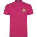 Star short sleeve men's polo