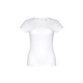 THC SOFIA WH. Women's fitted short sleeve cotton T-shirt. White