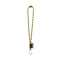 75089. SET Lanyard TUBE Long (Ø 7 mm) with D-shape carabiner 55 mm and safety lock Ø 7 mm