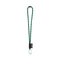 75089. SET Lanyard TUBE Long (Ø 7 mm) with D-shape carabiner 55 mm and safety lock Ø 7 mm