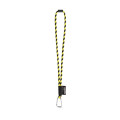 75089. SET Lanyard TUBE Long (Ø 7 mm) with D-shape carabiner 55 mm and safety lock Ø 7 mm
