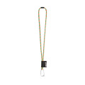 75089. SET Lanyard TUBE Long (Ø 7 mm) with D-shape carabiner 55 mm and safety lock Ø 7 mm