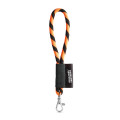 75090. SET Lanyard TUBE Short (Ø 7 mm) with Hook Trigger Snap 9 mm