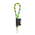 75090. SET Lanyard TUBE Short (Ø 7 mm) with Hook Trigger Snap 9 mm