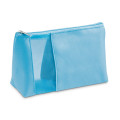 ANNIE. Microfibre and mesh cosmetic bag