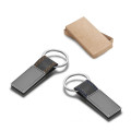 BALE. Metal and PU keyring