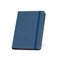 BOYD. A5 notebook in recycled polyester (100% rPET) with lined sheets