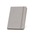 BOYD. A5 notebook in recycled polyester (100% rPET) with lined sheets
