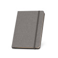 BOYD. A5 notebook in recycled polyester (100% rPET) with lined sheets