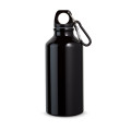 LANDSCAPE S. Aluminium sports bottle with carabiner 400 mL