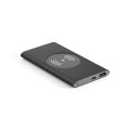 CASSINI. Power bank 4.000 mAh with 5W wireless charger in recycled aluminium (100% rAL)