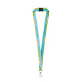 DOVER. SET Lanyard SUBLIMATION Long II (20 mm) in recycled polyester (100% rPET) with Hook Trigger Snap 20 mm and safety lock
