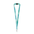DOVER. SET Lanyard SUBLIMATION Long II (20 mm) in recycled polyester (100% rPET) with Hook Trigger Snap 20 mm and safety lock