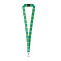 DOVER. SET Lanyard SUBLIMATION Long II (20 mm) in recycled polyester (100% rPET) with Hook Trigger Snap 20 mm and safety lock