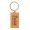 Rectangular Beech Wood Keyring