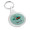 BOLING. Circular shaped clear PS keyring