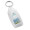 BELAIR. Rectangular shaped clear PS keyring