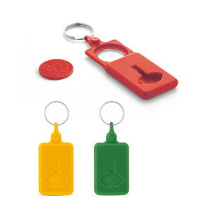 Trolley Coin Keyring Holder