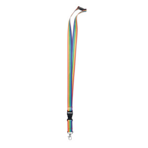 Pride Rainbow RPET BOWYARD Lanyard