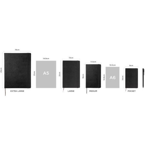 Moleskine Classic L hard cover notebook - squared