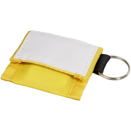 Henrik mouth-to-mouth shield in polyester pouch