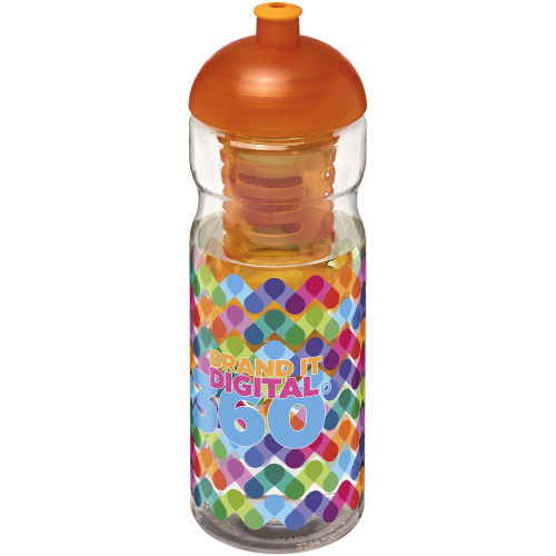 H2O Active® Base 650 ml dome lid sport bottle & infuser