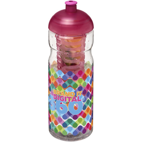H2O Active® Base 650 ml dome lid sport bottle & infuser