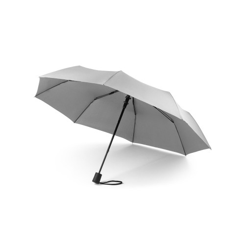 CIMONE. Telescopic umbrella in recycled polyester (100% rPET) 190T pongee with automatic opening