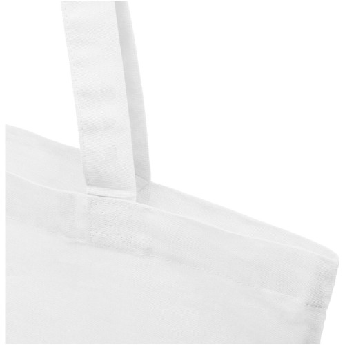 Madras 140 g/m2 GRS recycled cotton tote bag 7L