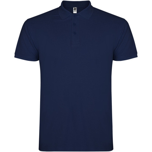 Star short sleeve men's polo