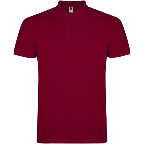 Star short sleeve men's polo