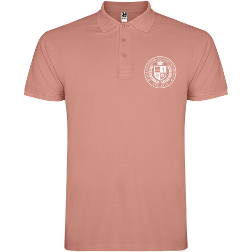 Star short sleeve men's polo