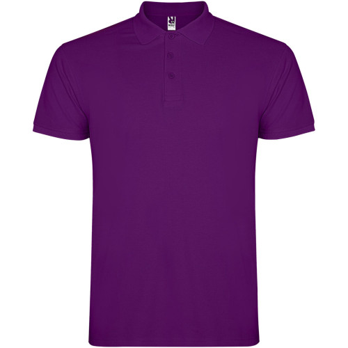 Star short sleeve men's polo
