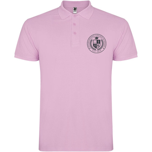 Star short sleeve men's polo
