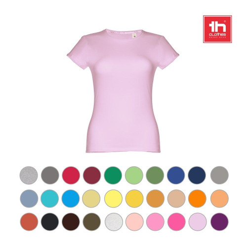 THC SOFIA. Women's fitted short sleeve cotton T-shirt