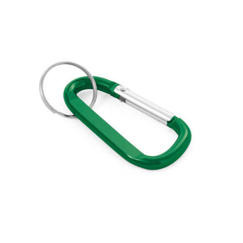 MATTHEW. Aluminium carabiner with keyring