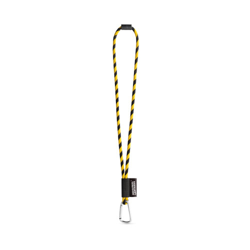 75089. SET Lanyard TUBE Long (Ø 7 mm) with D-shape carabiner 55 mm and safety lock Ø 7 mm