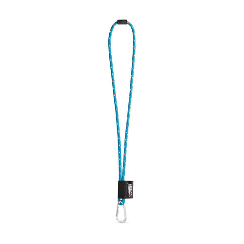 75091. SET Lanyard NAUTIC Long (Ø 7 mm) with D-shape carabiner 55 mm and safety lock Ø 7 mm