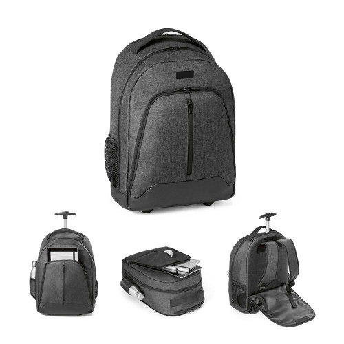 EINDHOVEN. Trolley backpack for laptop 15'6'' in 600D high-density polyester