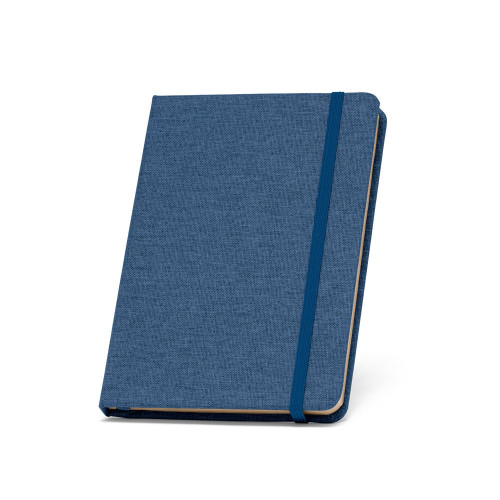 BOYD. A5 notebook in recycled polyester (100% rPET) with lined sheets