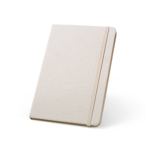 BOYD. A5 notebook in recycled polyester (100% rPET) with lined sheets