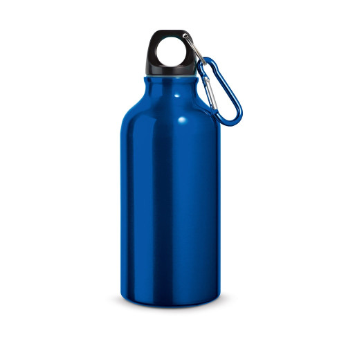 LANDSCAPE S. Aluminium sports bottle with carabiner 400 mL