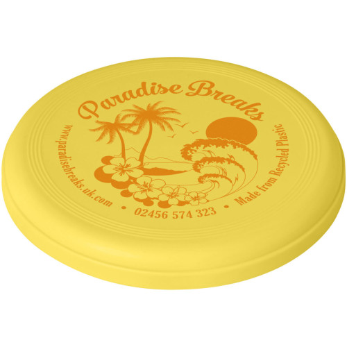 Crest recycled frisbee